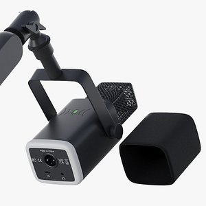 Dynamic microphone Fifine TAM8 USB 3D model