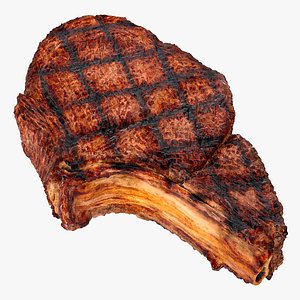 grilled flank steak bone 3D model