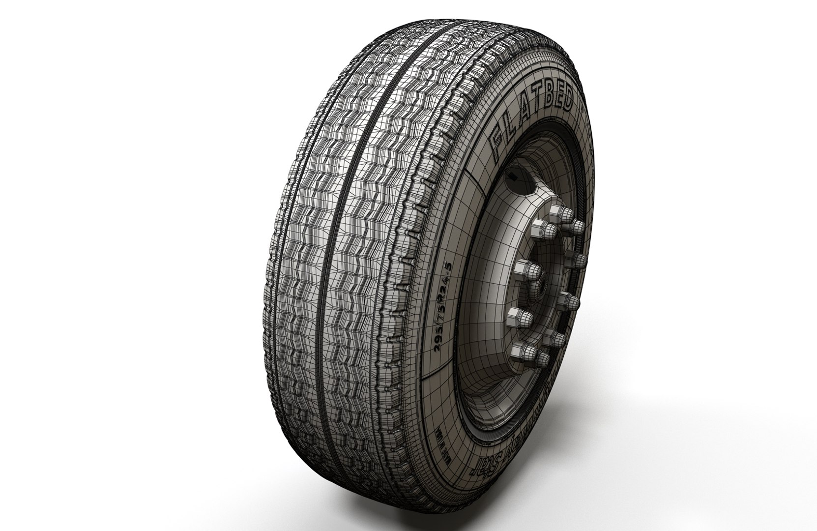 Truck Steel Wheel Rim 3D - TurboSquid 1646791
