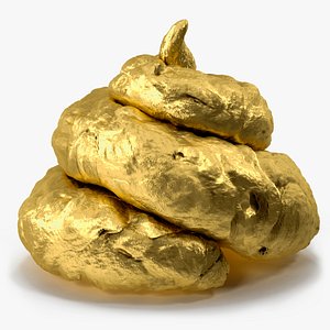 Pile Of Crap Golden 3D