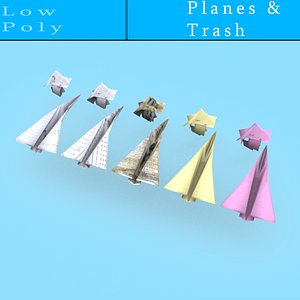 Paper Planes and Crumpled Paper