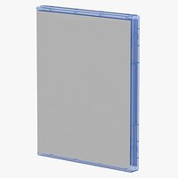 Video Game Case Blue Green and Transpatent Clamshell Box