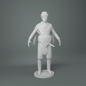 zeybek 35 cm sculpture 3D model