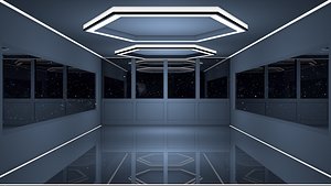 Sci Fi Room 3D model