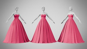 Dress 48 Maroon Flush