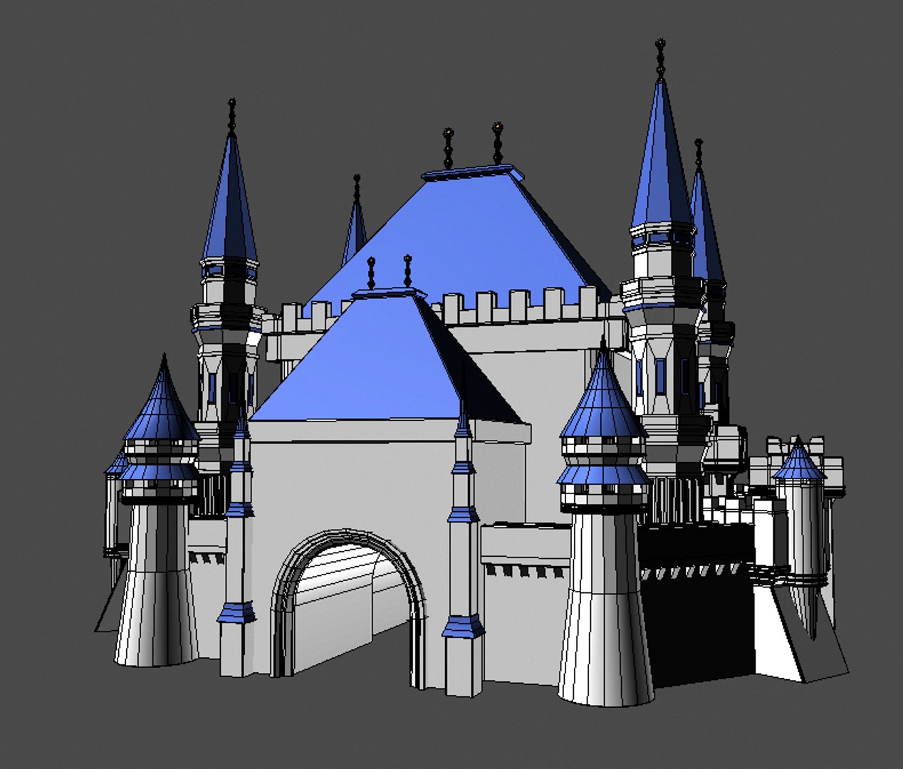 Blue Castle 3d 3ds