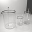 150ml, 250ml and 800ml Empty Glass Beaker with Rod