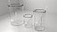150ml, 250ml and 800ml Empty Glass Beaker with Rod