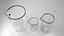 150ml, 250ml and 800ml Empty Glass Beaker with Rod