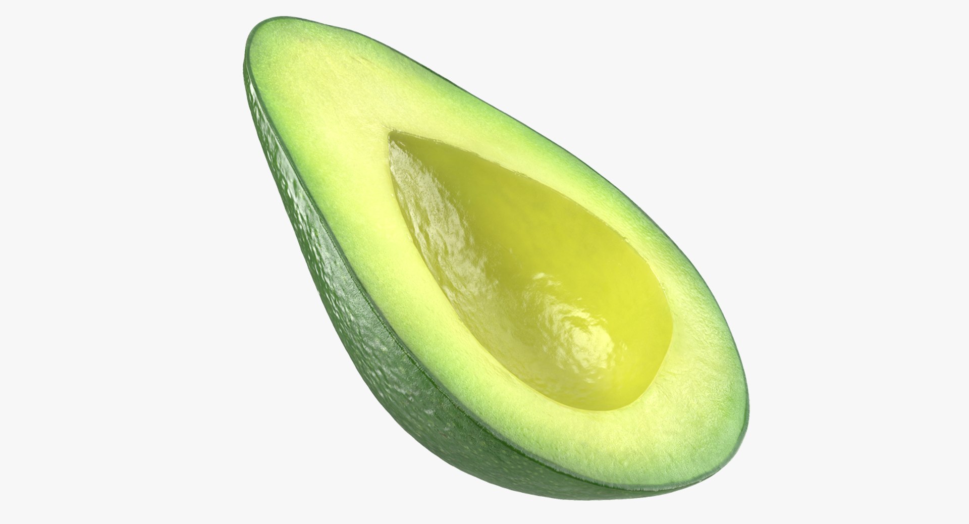 Avocado Half 3D model preview