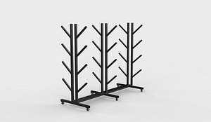 3D Pipe Rack 02 3D model