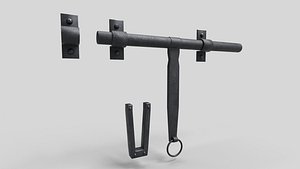 Gate Barrel Bolt Medieval M2