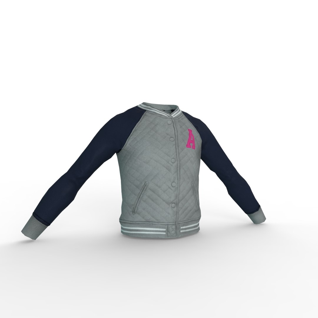 Baseball Jersey 3d Model