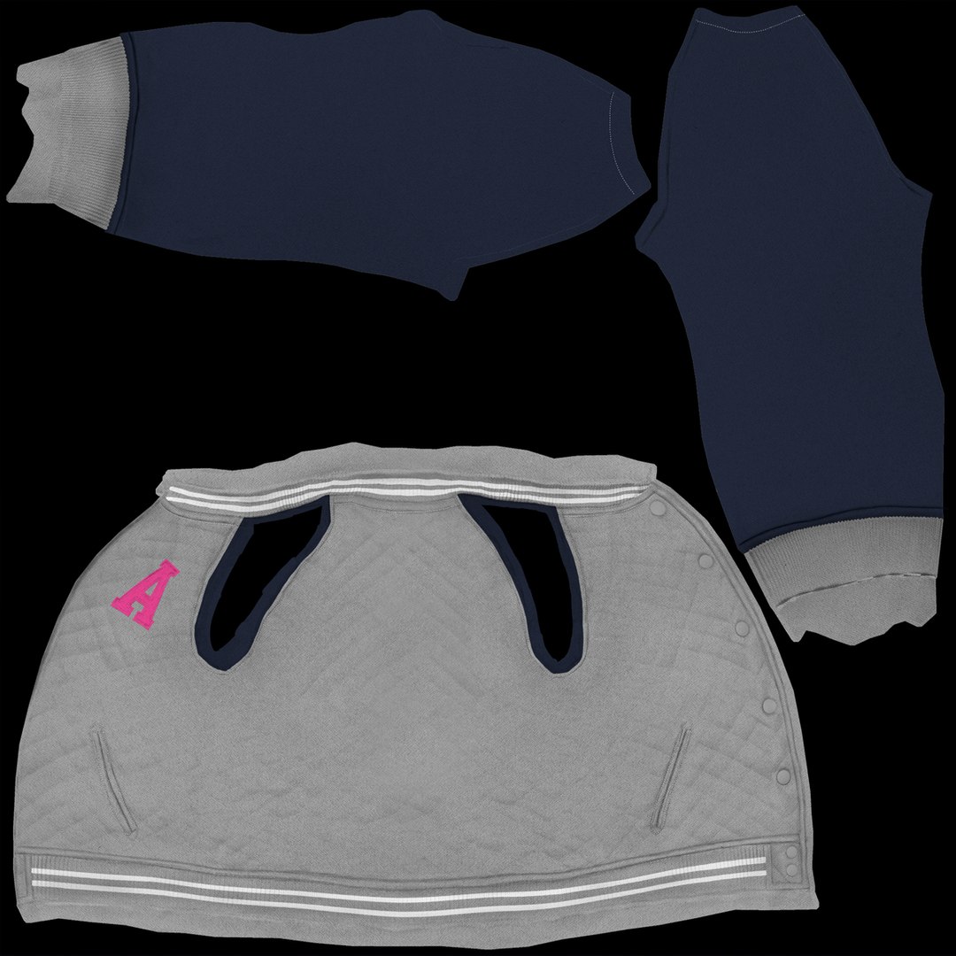 Baseball Jersey 3d Model