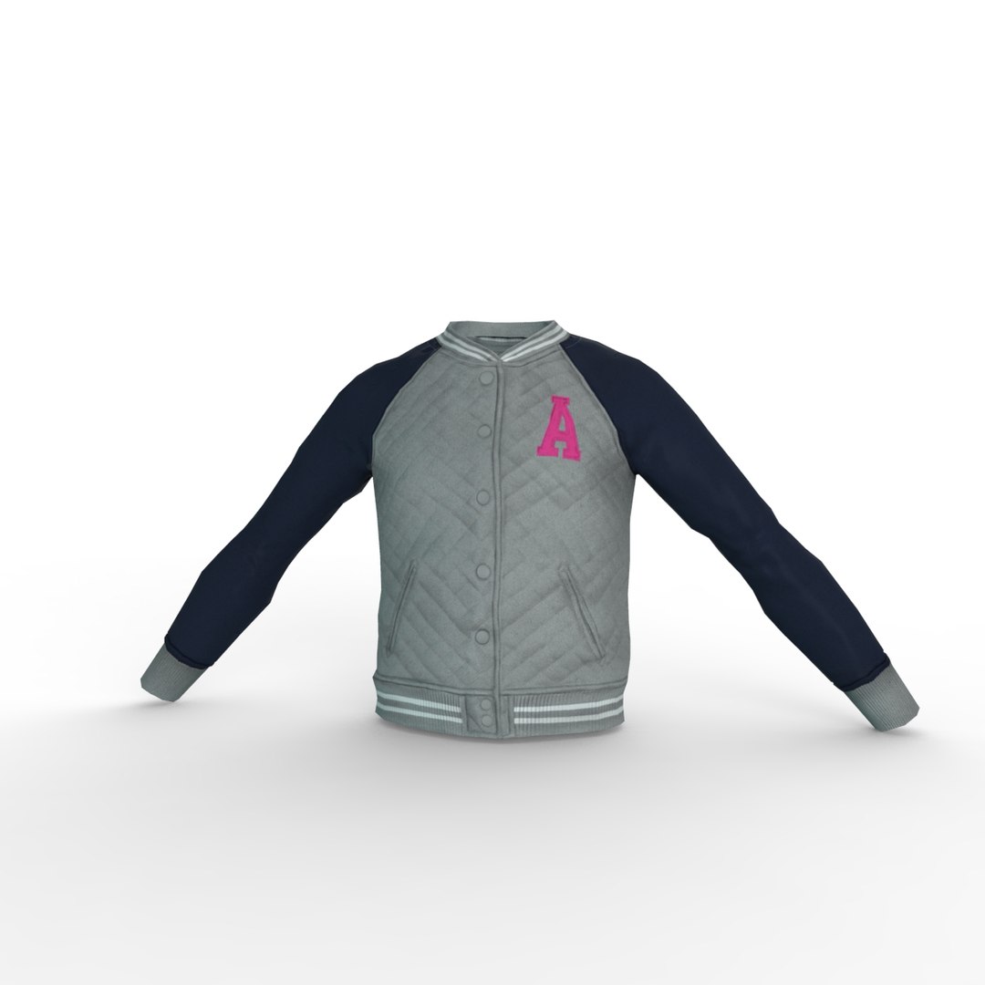 Baseball Jersey 3d Model