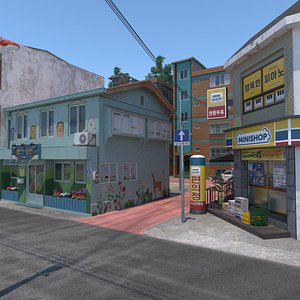 Korean Scene Part 7 3D model