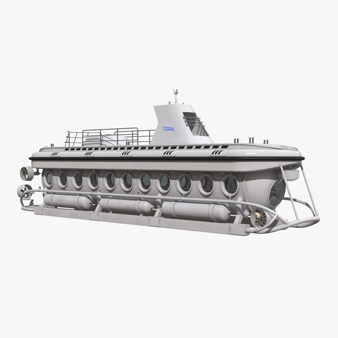 Tourist Submarine Mark V 3D model preview