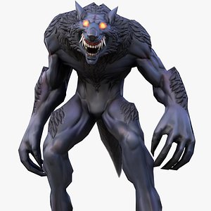Stylized Werewolf 03 3D