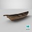 Velho barco de madeira - Yawl