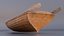 Velho barco de madeira - Yawl