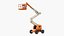 Articulating Boom Lift With Basket Orange