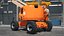 Articulating Boom Lift With Basket Orange