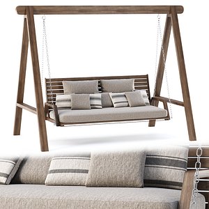 Mary wooden double garden swing MR45 by Bpoint Design model