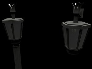 street light wall 3ds