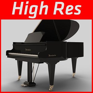 3dsmax resolution piano