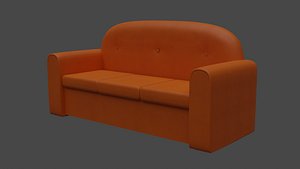 Simpsons TV Room Couch