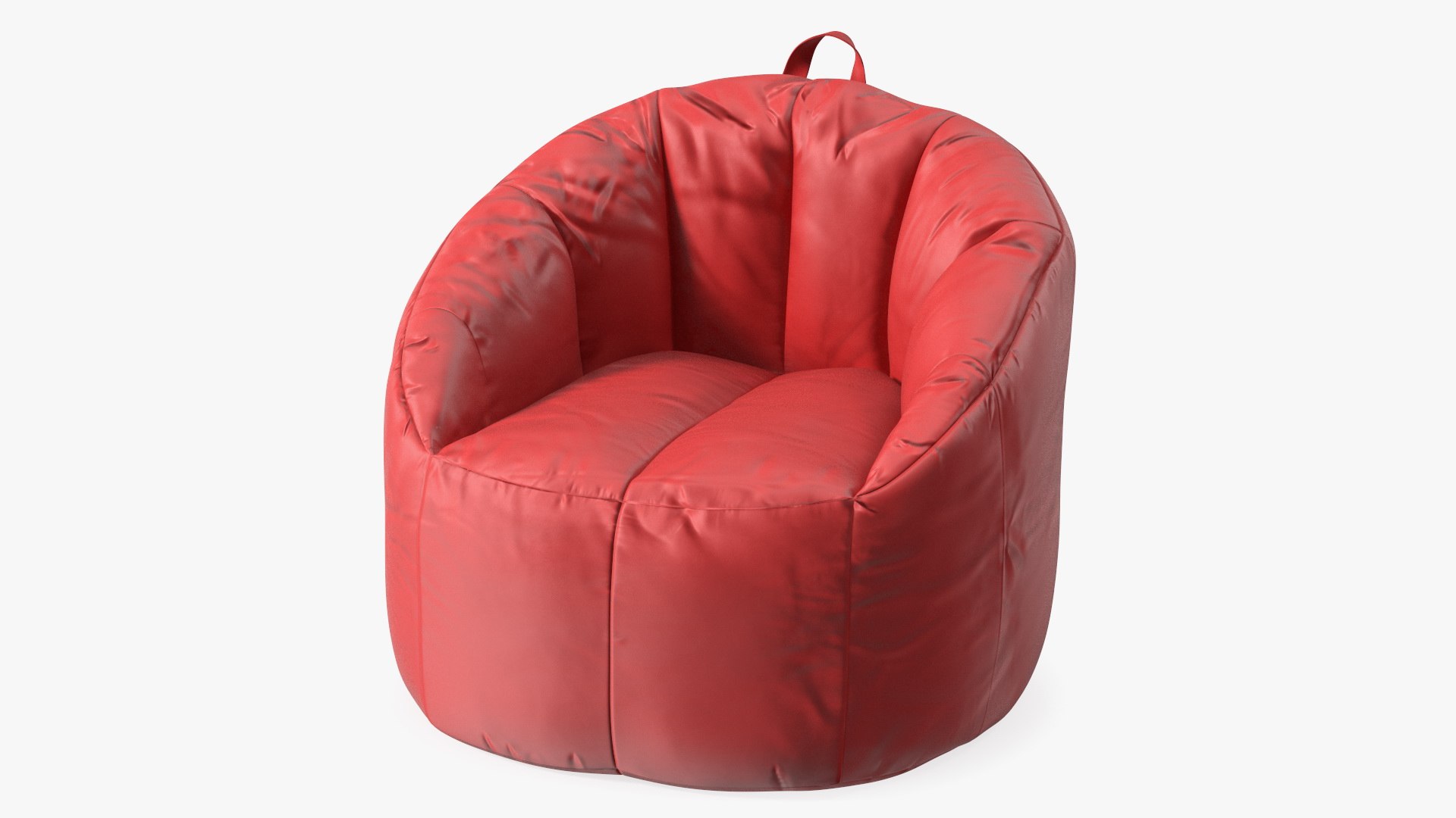 Sack Chair Big Joe Red 3D model preview