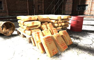 cement sack 3ds