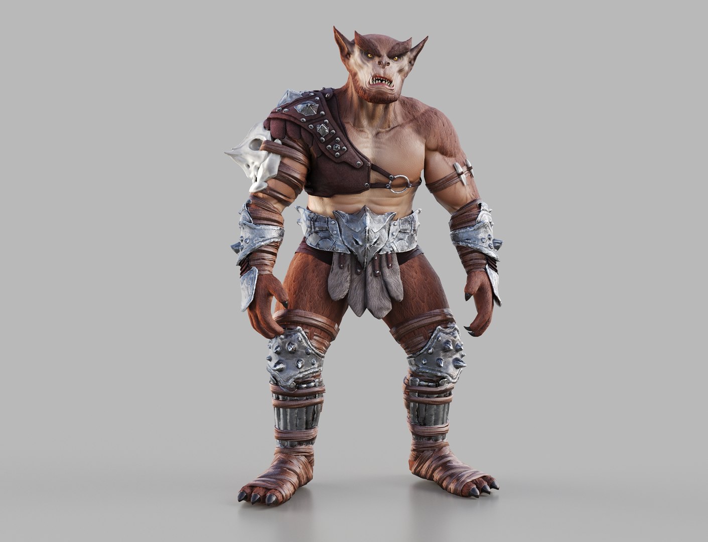 Orc Low-poly 3D - TurboSquid 2081782