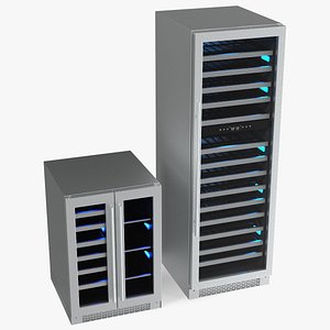 Wine Cooler Set Full Compact and Dual Zone