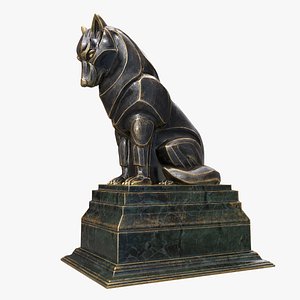 Wolf Sculpture model