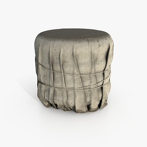 Dirty Covered Pouf
