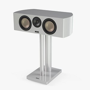 Canton Reference 50K on LS 860 Piano Gloss White 3D