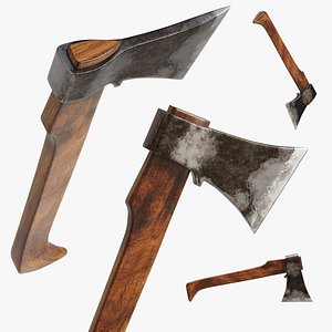 Hatchet axe pbr 3D model