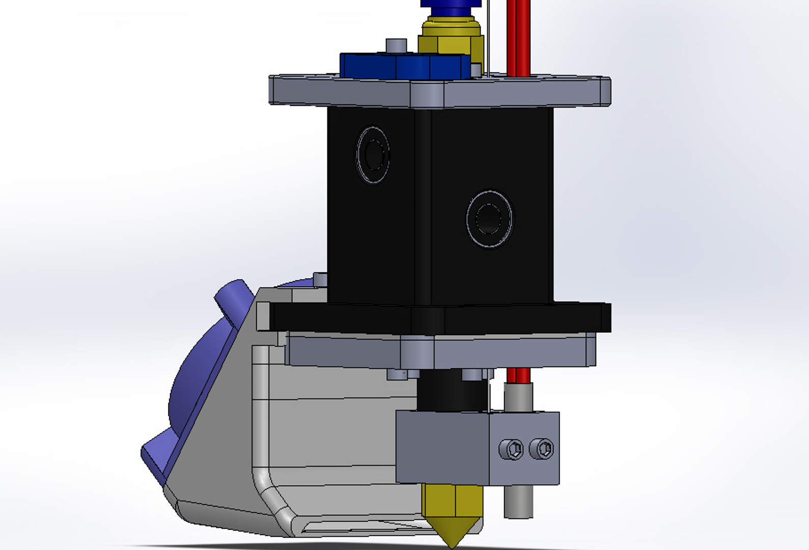 3d extruder printer model