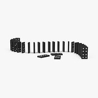 Wooden Ebony Dominoes