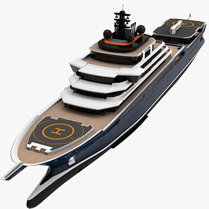3D Hosanna Superyacht Dynamic Simulation