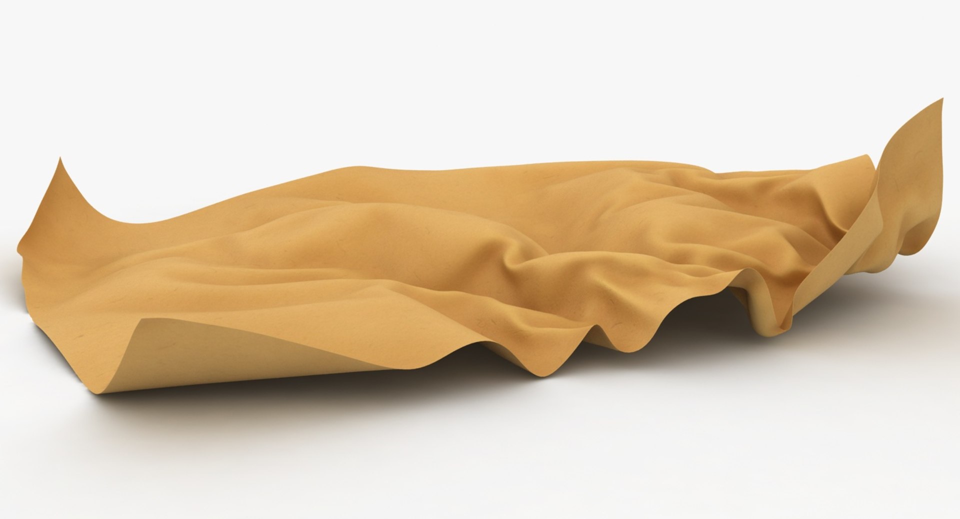Crumpled Paper 03 Brown 3D Model - TurboSquid 1313906