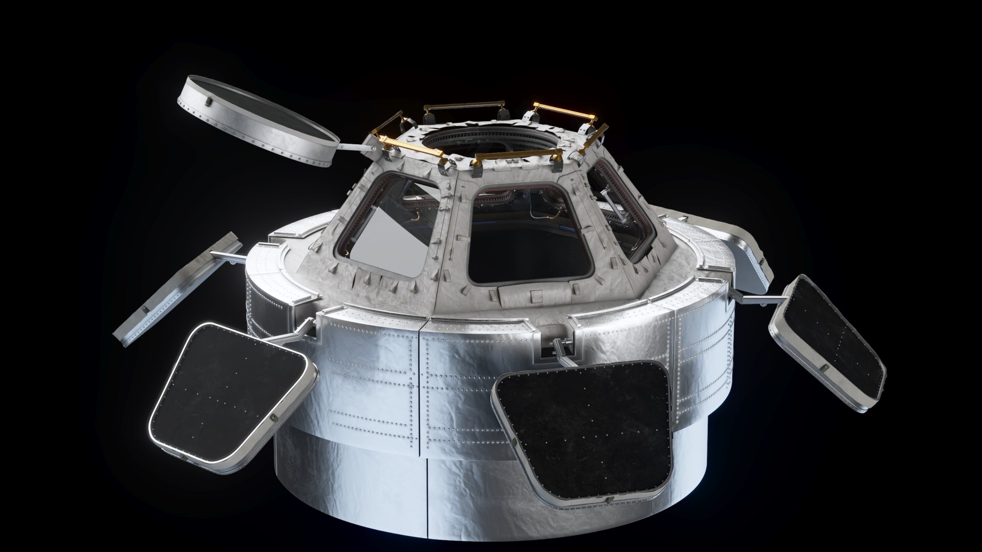 Cupola ISS Module 3D Model - TurboSquid 2294356