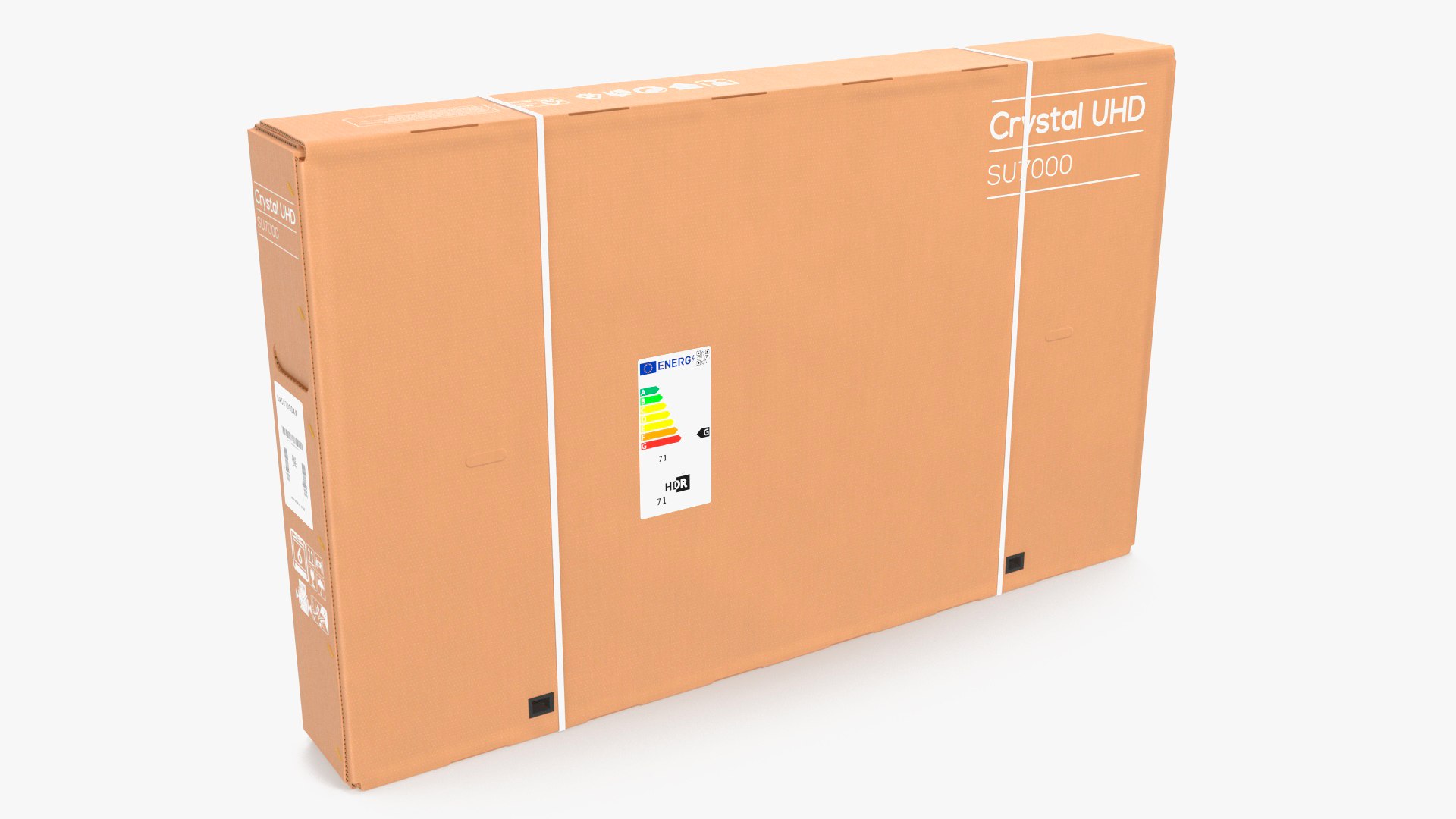 85 Inch TV Moving Carton Box 3D model preview