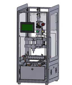 Vertical High-Speed Visual Glue Dispensing Machine 3D model