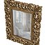 Classic Antique Tall Wall Mirror in elegant gold frame 3D model