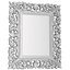 Classic Antique Tall Wall Mirror in elegant gold frame 3D model