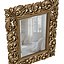Classic Antique Tall Wall Mirror in elegant gold frame 3D model