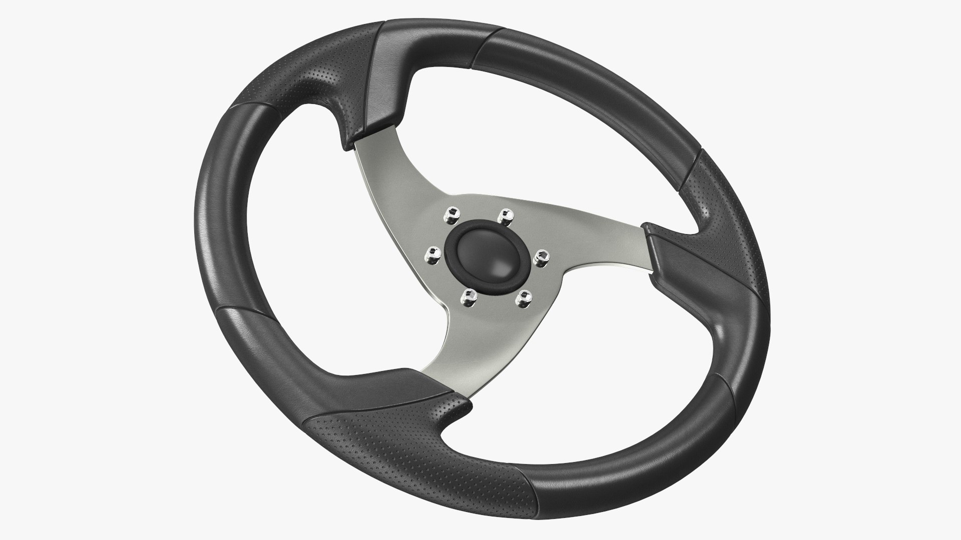 Classic Leather Race Wheel 3D model preview