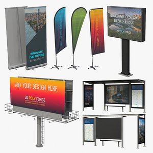 City Advertising Billboard and Banner Kit